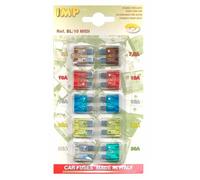 Assortiment de 10 fusibles à lamelle enfichables 11x15 mm