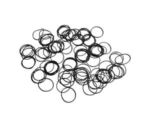 Assortiment de 100 joints toriques en nitrile pour pompes et robinets, épaisseur de cordon 0 5 mm, diamètre extérieur 5 93 mm (35 x 1,5 mm)