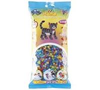 Hama Perles à repasser Midi – Sachet de 1000, 6 couleurs pailletées
