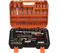 assortiment de 108 outils de réparation mécanique, assortiment de clés à chocs, clés à cliquet et clés hexagonales, embouts de tournevis
