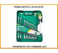 Assortiment De 12 Clés À Prise Rapide Et Clé À Cliquet SATA ST09066-02