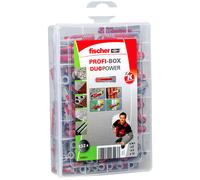 Fischer Chevilles universelles DuoPower Profi-Box, assortiment 132 pièces Ø 6/8/10 mm