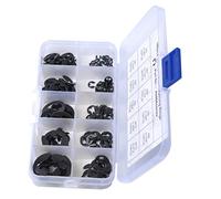 Assortiment de 160 anneaux de retenue E-Clip 9 tailles