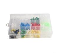 Assortiment de 160 clips de fixation en plastique pour serrure de porte de voiture