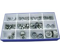 Assortiment de 161 écrous freins DIN 985