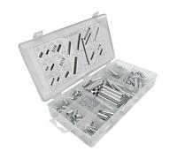 Assortiment de 200 ressorts polyvalents en acier avec boîte pour plus de durabilité dans les réparations de ressorts hélicoïdaux métalliques