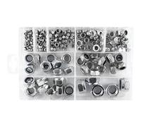 ASSORTIMENT DE 228 ECROUS FREINS (NYLSTOP) DIN 985 DE M3 à M16