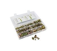 assortiment de 235 inserts filetes acier zingue bichromate m3 a m12 -