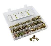 ASSORTIMENT DE 235 INSERTS FILETES ACIER ZINGUE BICHROMATE M3 à M12