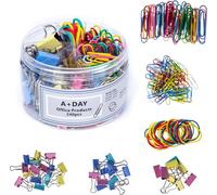 Assortiment De 240 Trombones Et Trombones Avec Boîte De Rangement - Antirouille, Durable Et Multifonction