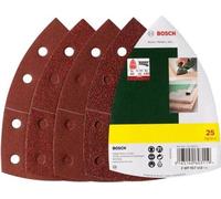 Assortiment de 25 disques abrasifs Bosch - Pour Ponceuses Multi, Grain 40/80/120/180