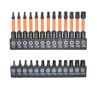 Assortiment de 26 tournevis de 25 mm et 60 mm de long avec support pour douilles