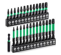 Assortiment de 27 embouts multi-usages en acier résistant aux chocs avec boîte de rangement de protection