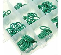 Assortiment de 270 joints toriques métriques en caoutchouc nitrile avec joints de rondelle pour climatisation, réparation de plomberie et applications d'étanchéité industrielles