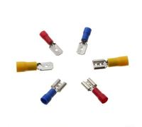 Assortiment de 280 connecteurs de fils électriques avec cosses à sertir en cuivre et PVC pour des connexions fiables