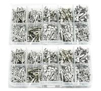 Assortiment de 290 connecteurs de bornes de câble plats pour voiture. Ensemble de bornes de connecteur de câble dans une boîte.
