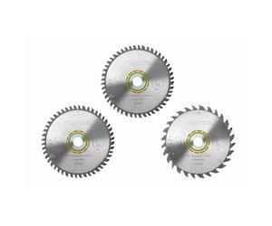 Assortiment de 3 lames de scie circulaire KSB-SORT/3 W 160x2,2 FESTOOL
