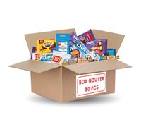 Assortiment de 30 Biscuits Pocket & 20 Bonbons au Chocolats: Oréo, Lu, Milka, Kinder, Daim, Célébrations | Idéal pour le goûter - boite à partager pour les fêtes et anniversaires