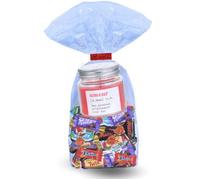 Assortiment de 30 chocolats Kinder, Daim, Milka, Célébrations & sa bougie ""Amour"" | Cadeau pour la Saint Valentin