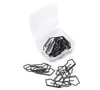 Assortiment de 30 trombones en forme de voiture, pour la créativité, la modélisation, l'artisanat et la décoration, noir
