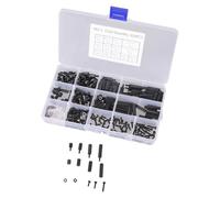 Assortiment de 320 entretoises de montage pour carte mère et PCB et vis d'entretoises filetées pour carte de circuit imprimé et construction informatique