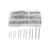 Assortiment de 345 goupilles fendues en acier inoxydable 304, M1.6/M2.5/M3.2/6 tailles, pour voiture et tondeuses à gazon