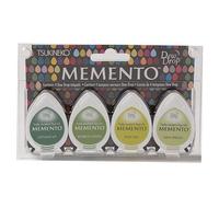 Assortiment De 4 Encreurs Memento Dew Drop - Greenhouse