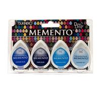 Assortiment De 4 Encreurs Memento Dew Drop - Ocean