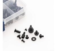 Assortiment de 400 vis en acier carbone pour ordinateur portable 10 types pour réparer et remplacer les composants internes des appareils portables