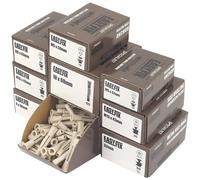 Assortiment de 405 chevilles autoforeuses, chevilles universelles à expansion métalliques et en nylon Pro Easyfix