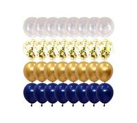 Assortiment de 50 ballons de fêtes gonfables ( multicolores et à paillettes )