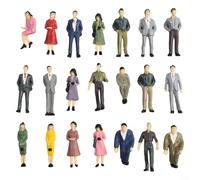 Assortiment de 50 figurines passagers pour paysage de train à l'échelle 1 50, idéal pour donner vie à vos modèles