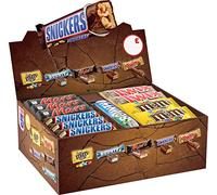 Assortiment de 53 barres chocolatées (Mars, Twix, Snickers, Bounty et M&M's)