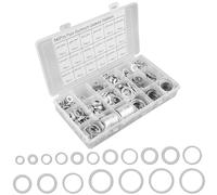 Assortiment de 540 joints d'étanchéité en aluminium, rondelles en aluminium, joints de fermeture, ensemble de joints plats avec boîte d'assortiment, M6, M8, M10, M12, M14, M16, M18, M20, M22, M24 (18