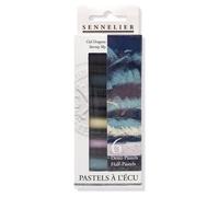 Sennelier Assortiment de 6 demi-pastels extra fins, couleurs analogues (Ciel d'orage)