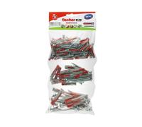 Assortiment de 65 chevilles DUOPOWER et vis FISCHER 541179 6,8,10 S B