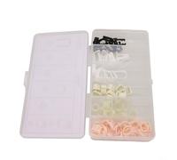 Assortiment de 70 clips de retenue de conduite de carburant pour véhicules Ford 61280 en plastique et nylon avec plusieurs tailles pour des connexions sécurisées de conduite de carburant