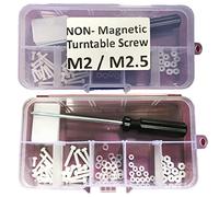 Assortiment de 73 pièces en nylon non magnétique à tête ronde avec tournevis et boîte de rangement - M2 M2,5 (6 mm-20 mm) pour la plupart des cartouches de platine