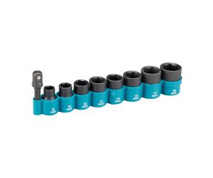Assortiment de 8 adaptateurs de douilles 3/8" MAKITA