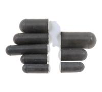 Assortiment de 8 bouchons d'aspirateur en caoutchouc noir Dorman 47396, ajustement universel
