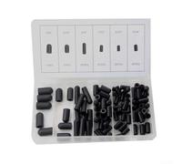 Assortiment de 80 bouchons de tuyau de vide de carburateur en caoutchouc pour applications automobiles 6 tailles pour différents besoins