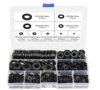 Assortiment de 800 rondelles plates en nylon avec 9 tailles pour une utilisation dans les applications d'isolation et de prévention des fuites