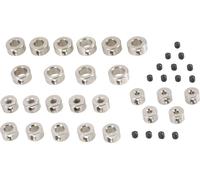 Assortiment de bagues darrêt Modelcraft 10200 2 mm, 3 mm, 4 mm, 5 mm, 6 mm