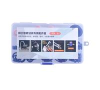 Assortiment de bagues en caoutchouc - Rondelles de robinet - Kit de réparation pour sanitaires - Set de joints d'étanchéité de différentes tailles - Idéal pour la plomberie, la voiture, l'industrie et