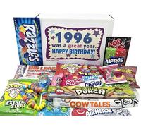 Assortiment de boîtes à bonbons rétro 1996 pour 30e anniversaire homme ou femme