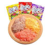 Assortiment de bonbons, 30 paquets à portion unique, 3 saveurs (fraise, raisin, orange) - Packs individuels, expérience de goût explosive, collation amusante pour enfants et adultes, cadeaux de fête