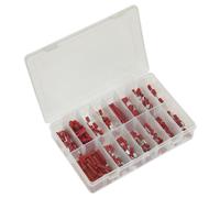 Assortiment De Bornes À Sertir Sealey 260Pc Rouge AB039RT