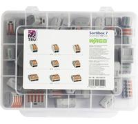 Assortiment de bornes pour boîte de dérivation WAGO WA-741-744 flexible: 0.08-2.5 mm² rigide: 0.08-2.5 mm² 54 pc(s)