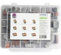 Assortiment de bornes pour boîte de dérivation WAGO WA-741-744 flexible: 0.08-2.5 mm² rigide: 0.08-2.5 mm² 54 pc(s)