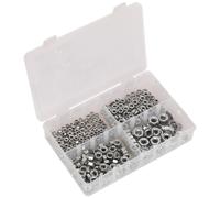 Assortiment De Boulons En Acier Sealey AB028SN 370Pc M5-M10 DIN 934 Métrique